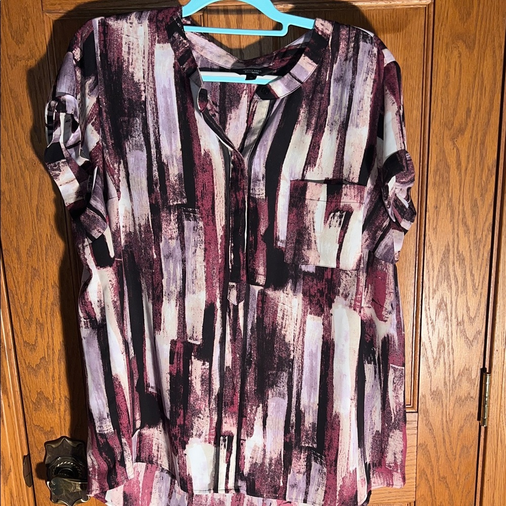 Simply Vera Abstract Print Blouse